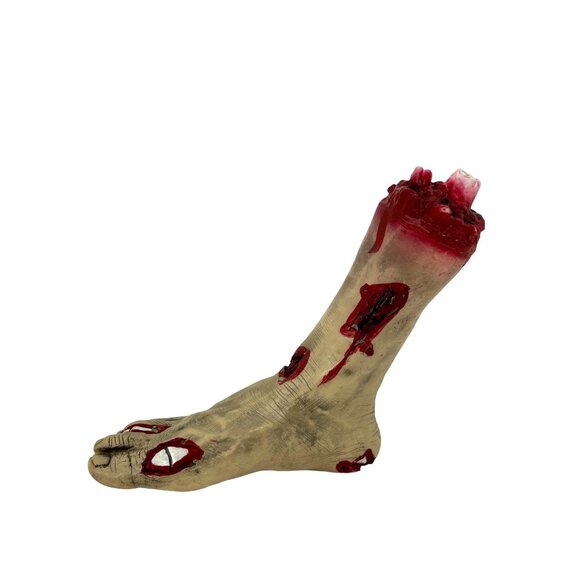 Zombie Feet Set of 2 Halloween Props Vtg Haunted House Life-Size Bloody Seasons - Picture 4 of 7